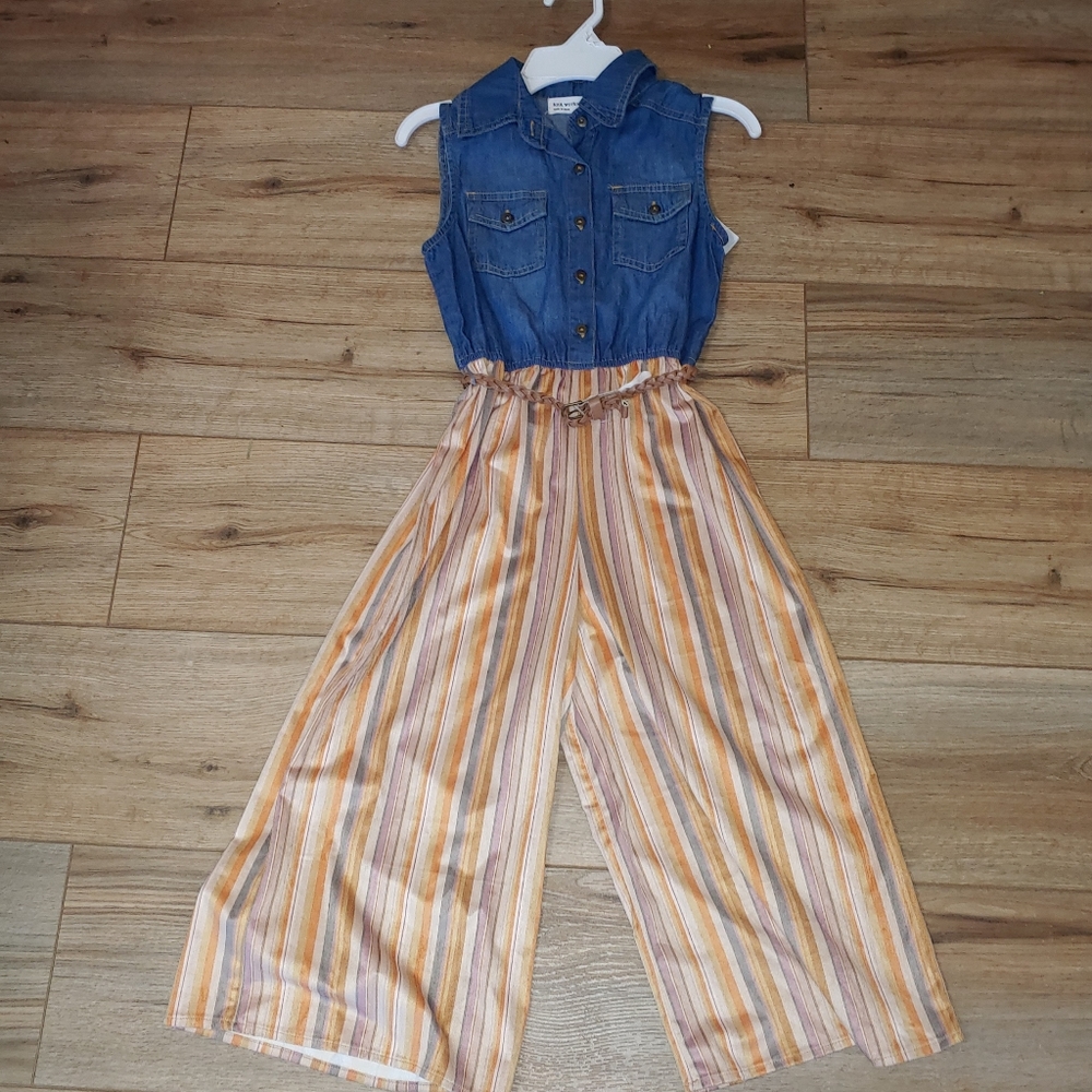 NWT girls 7 knit works romper from JCP